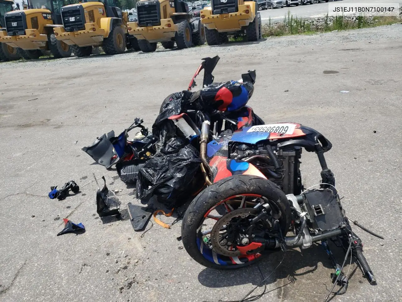 2022 Suzuki Gsx1300 Rr VIN: JS1EJ11B0N7100147 Lot: 60898565