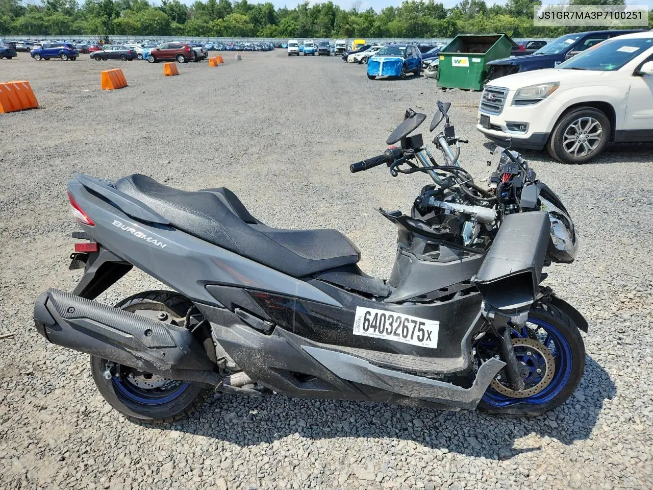 2023 Suzuki Gsx-R750 VIN: JS1GR7MA3P7100251 Lot: 64032675