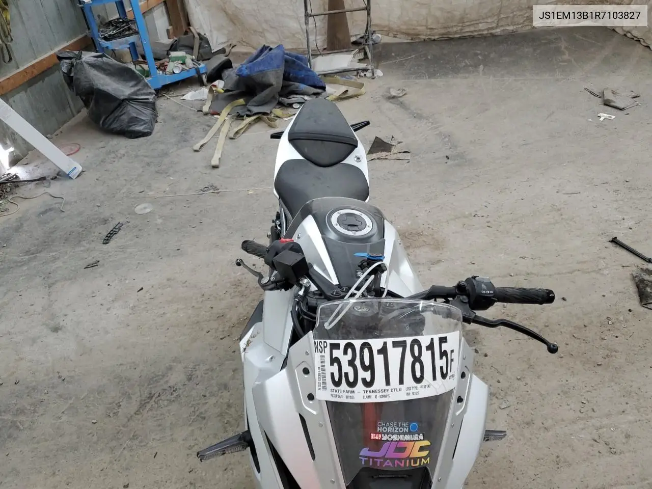 2024 Suzuki Gsx800 F VIN: JS1EM13B1R7103827 Lot: 53917815