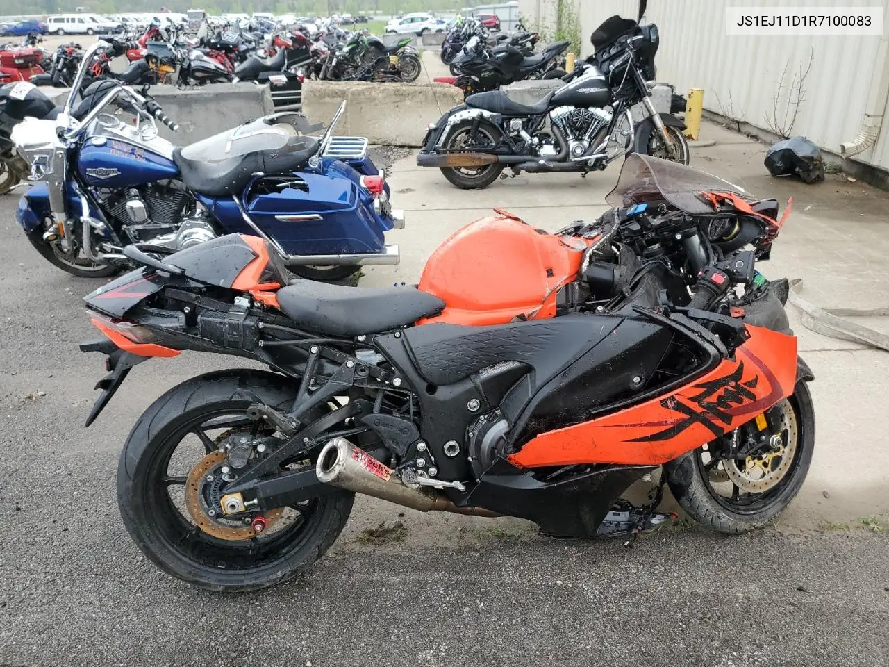 2024 Suzuki Gsx1300 Rr VIN: JS1EJ11D1R7100083 Lot: 54585855