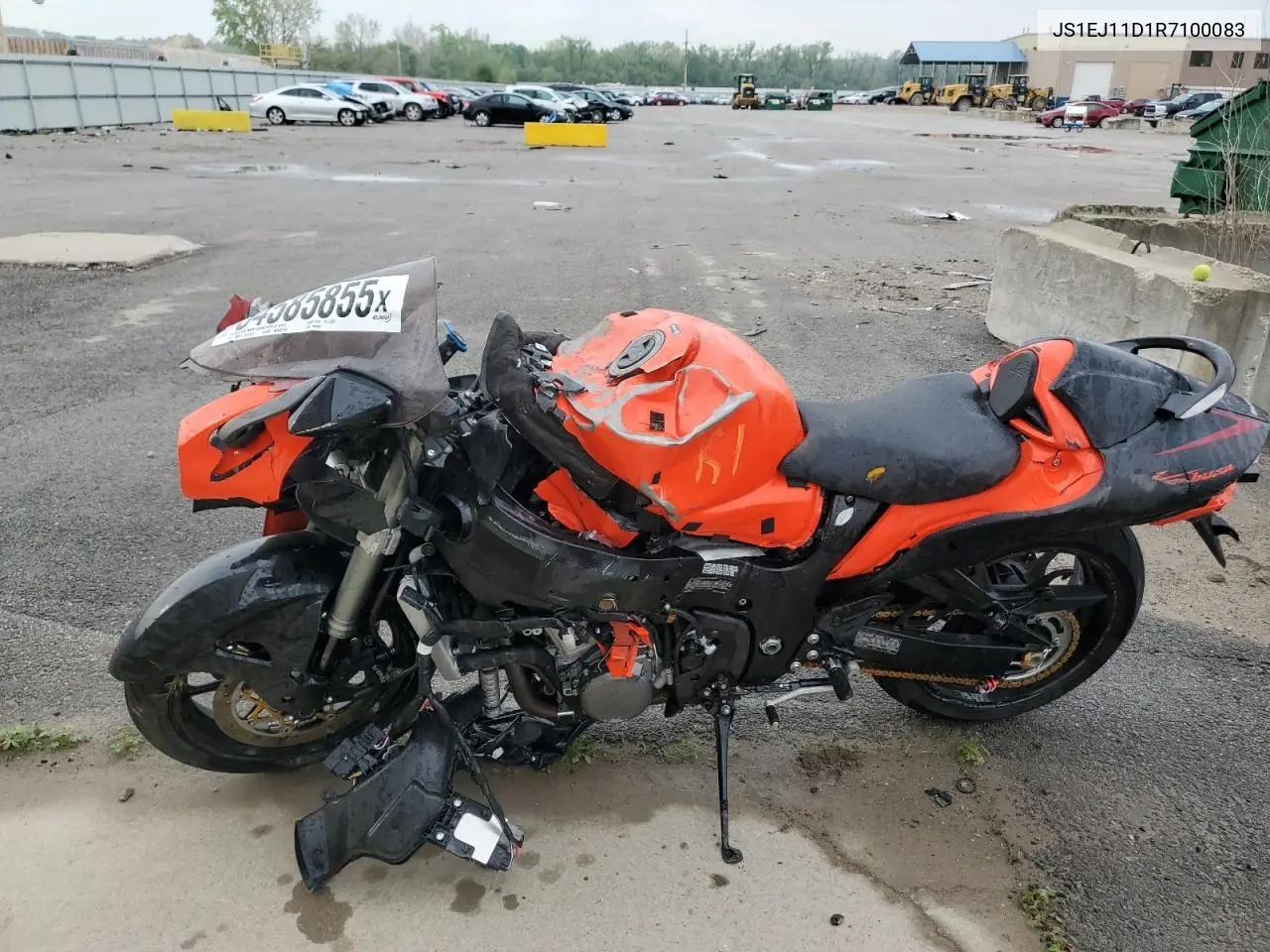 2024 Suzuki Gsx1300 Rr VIN: JS1EJ11D1R7100083 Lot: 54585855
