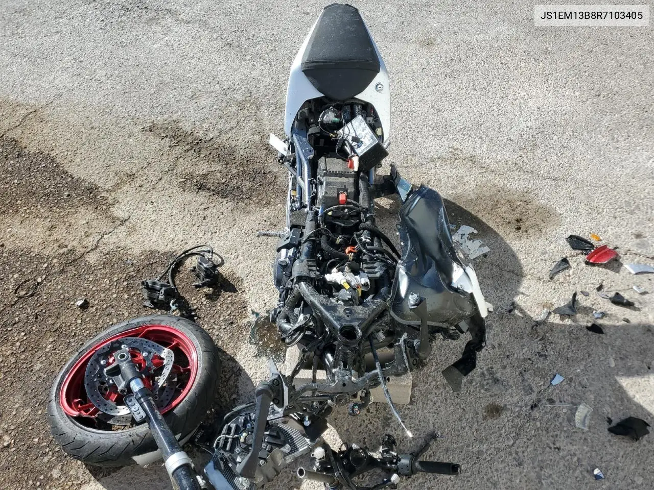 2024 Suzuki Gsx800 F VIN: JS1EM13B8R7103405 Lot: 60077505