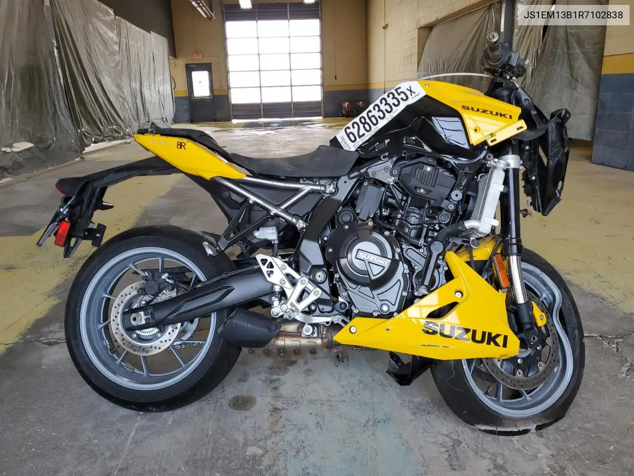 2024 Suzuki Gsx800 F VIN: JS1EM13B1R7102838 Lot: 62863335