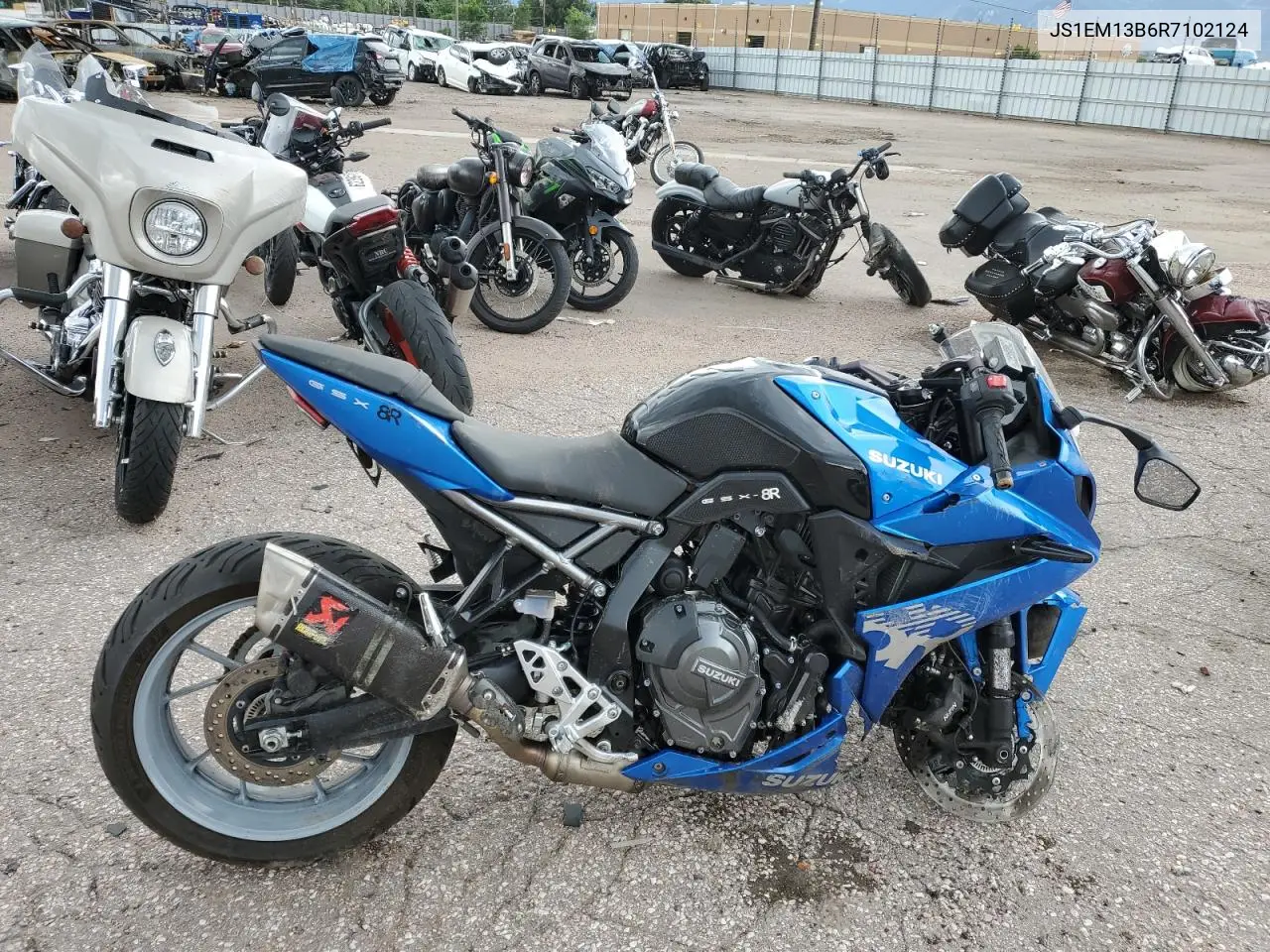 2024 Suzuki Gsx800 F VIN: JS1EM13B6R7102124 Lot: 63694785