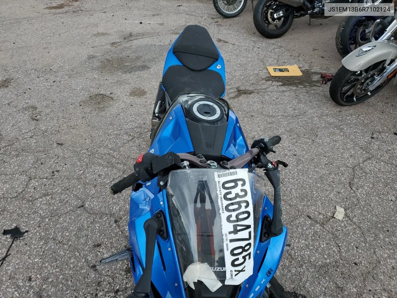 2024 Suzuki Gsx800 F VIN: JS1EM13B6R7102124 Lot: 63694785