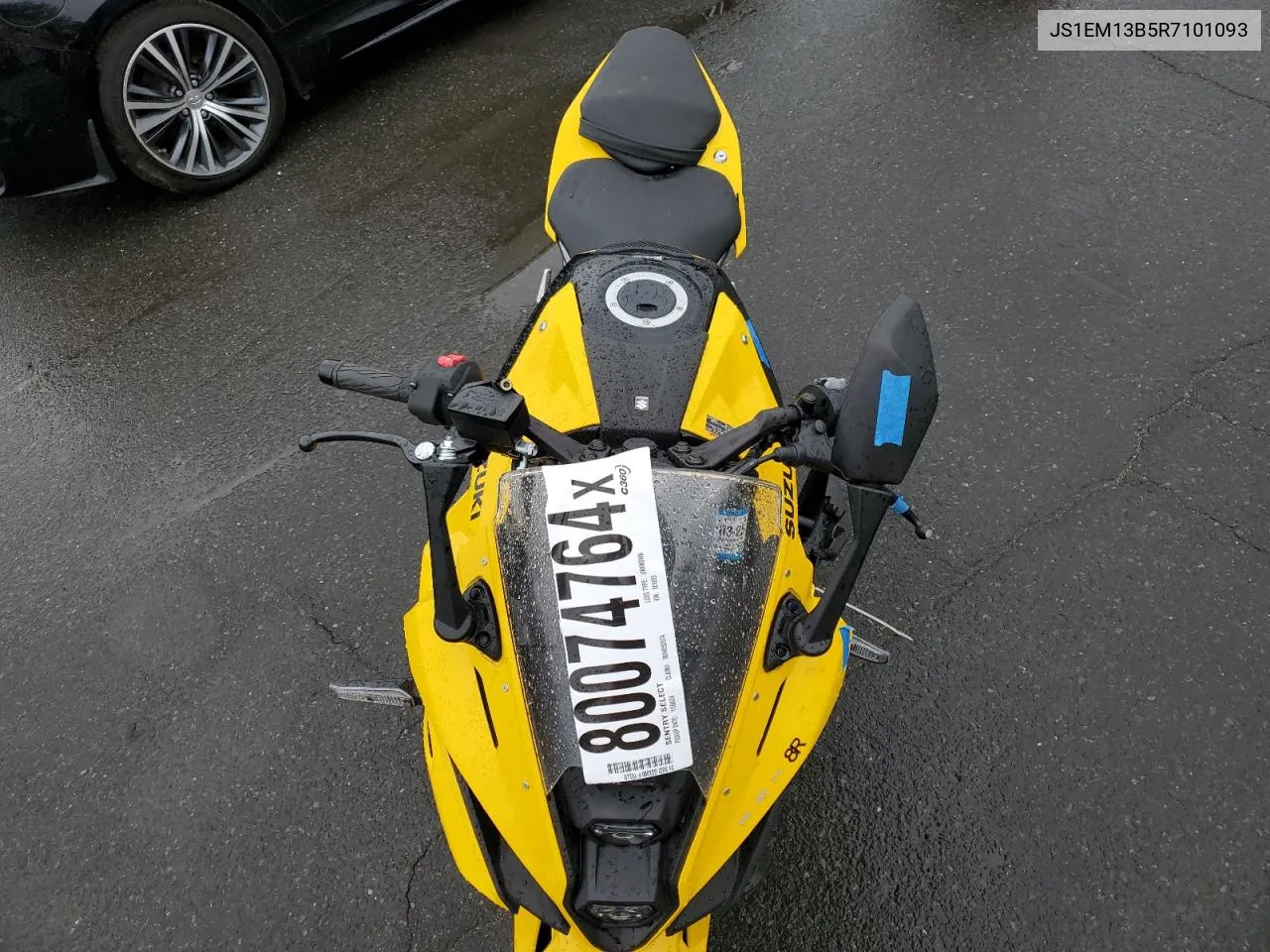 2024 Suzuki Gsx800 F VIN: JS1EM13B5R7101093 Lot: 80074764