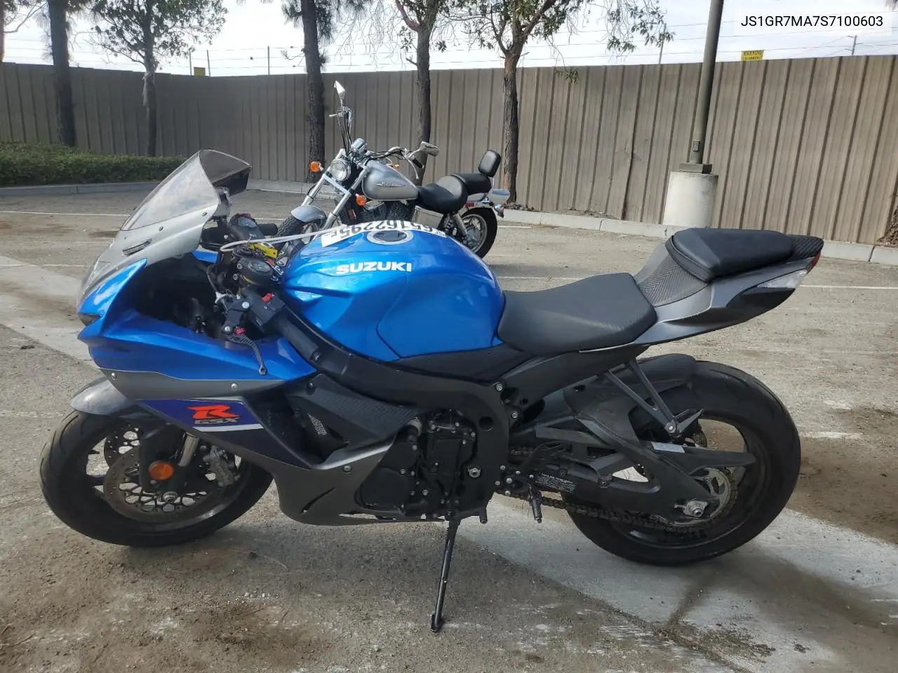 2025 Suzuki Gsx-R750 VIN: JS1GR7MA7S7100603 Lot: 65162295