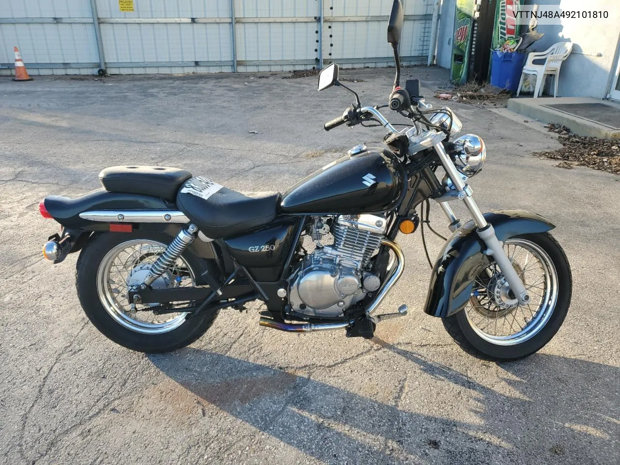 2009 Suzuki Gz250 VIN: VTTNJ48A492101810 Lot: 83005424