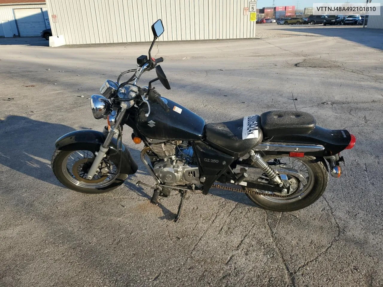 2009 Suzuki Gz250 VIN: VTTNJ48A492101810 Lot: 83005424