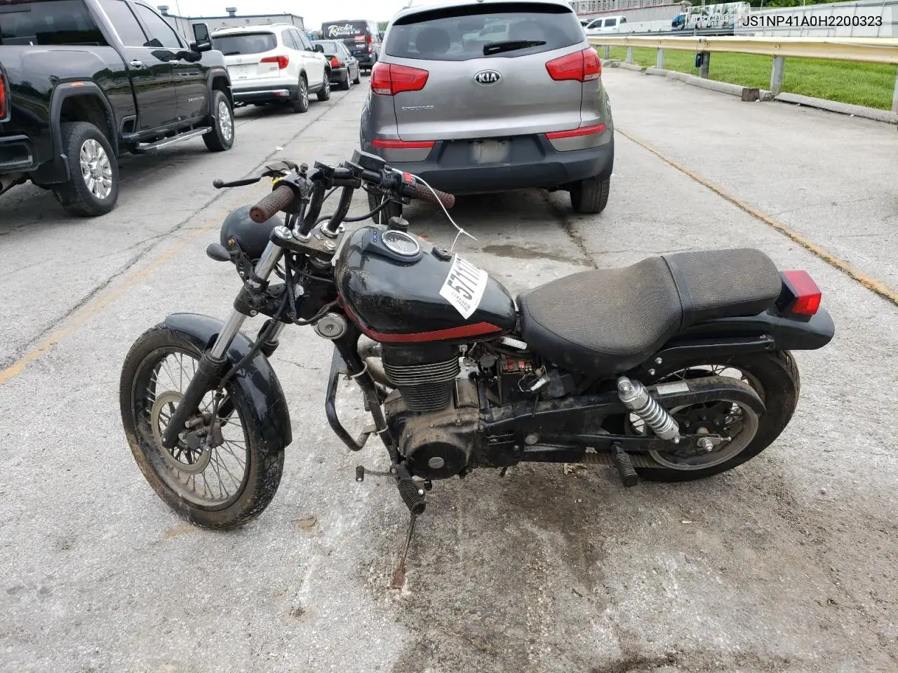 2017 Suzuki Ls650 VIN: JS1NP41A0H2200323 Lot: 57117735