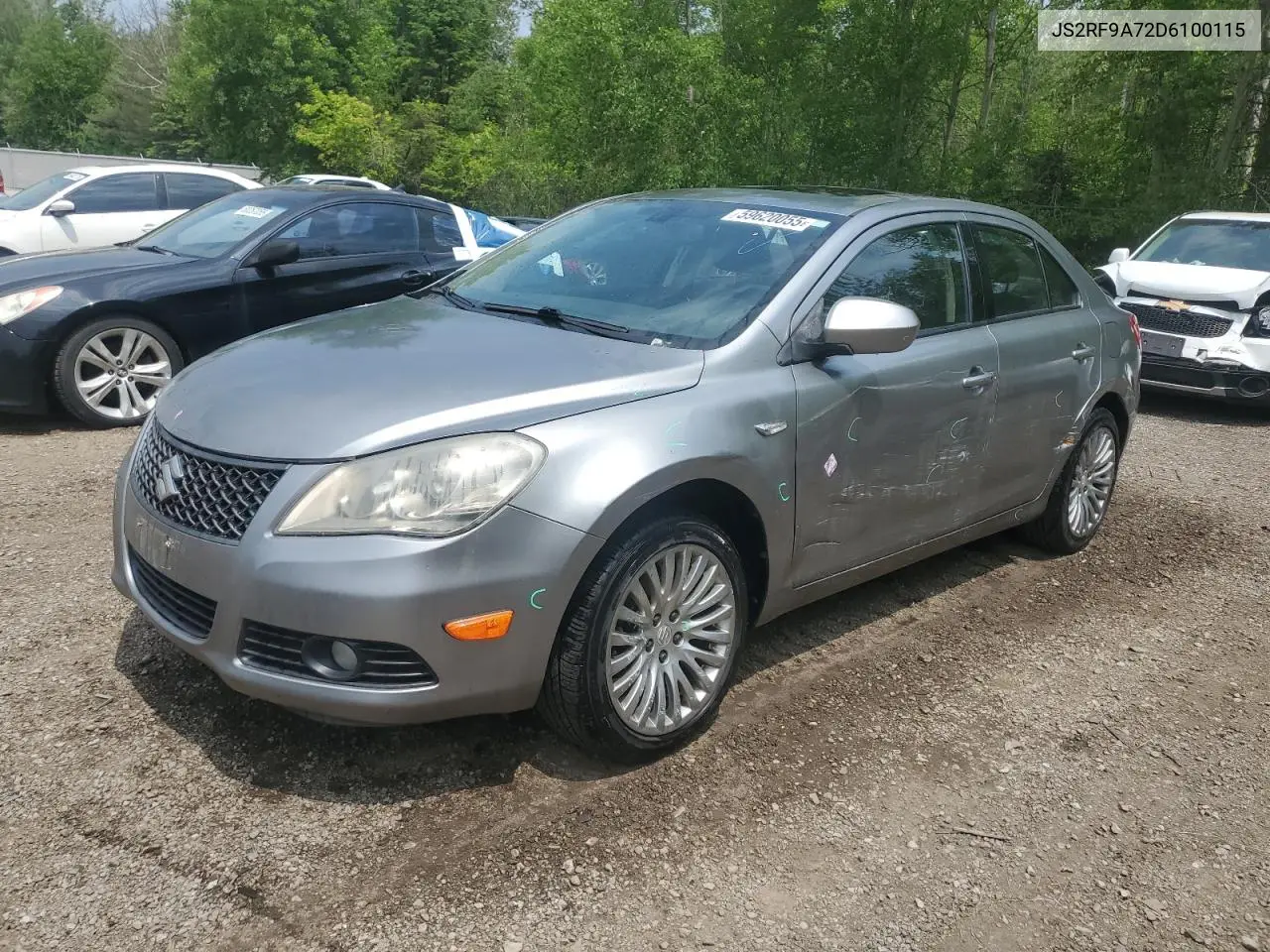 2013 Suzuki Kizashi Sx VIN: JS2RF9A72D6100115 Lot: 59620055
