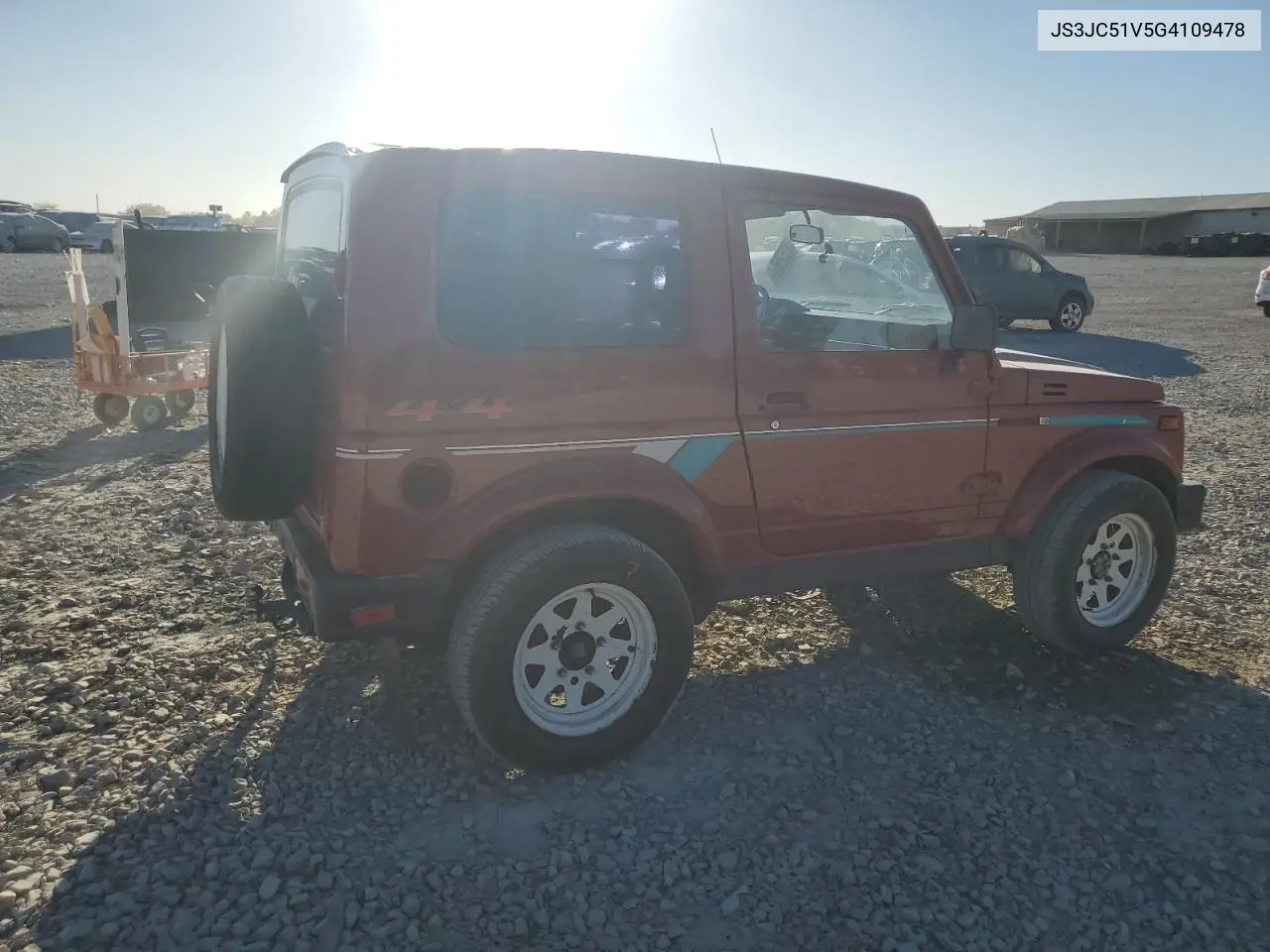 1986 Suzuki Samurai VIN: JS3JC51V5G4109478 Lot: 75529664