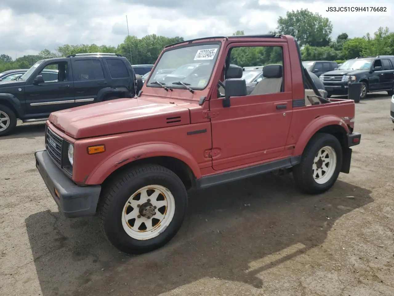 1987 Suzuki Samurai VIN: JS3JC51C9H4176682 Lot: 62720465