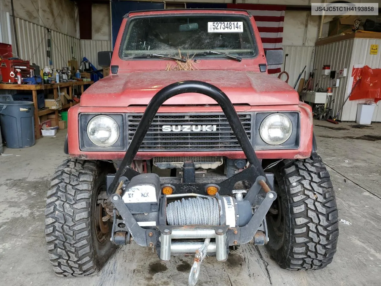 1987 Suzuki Samurai VIN: JS4JC51C1H4193858 Lot: 74391394