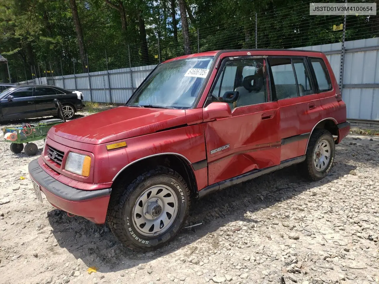 1991 Suzuki Sidekick Jx VIN: JS3TD01V3M4100654 Lot: 64606705