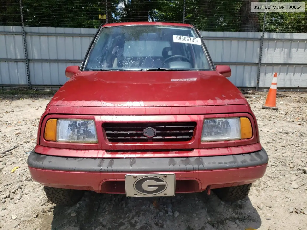 1991 Suzuki Sidekick Jx VIN: JS3TD01V3M4100654 Lot: 64606705