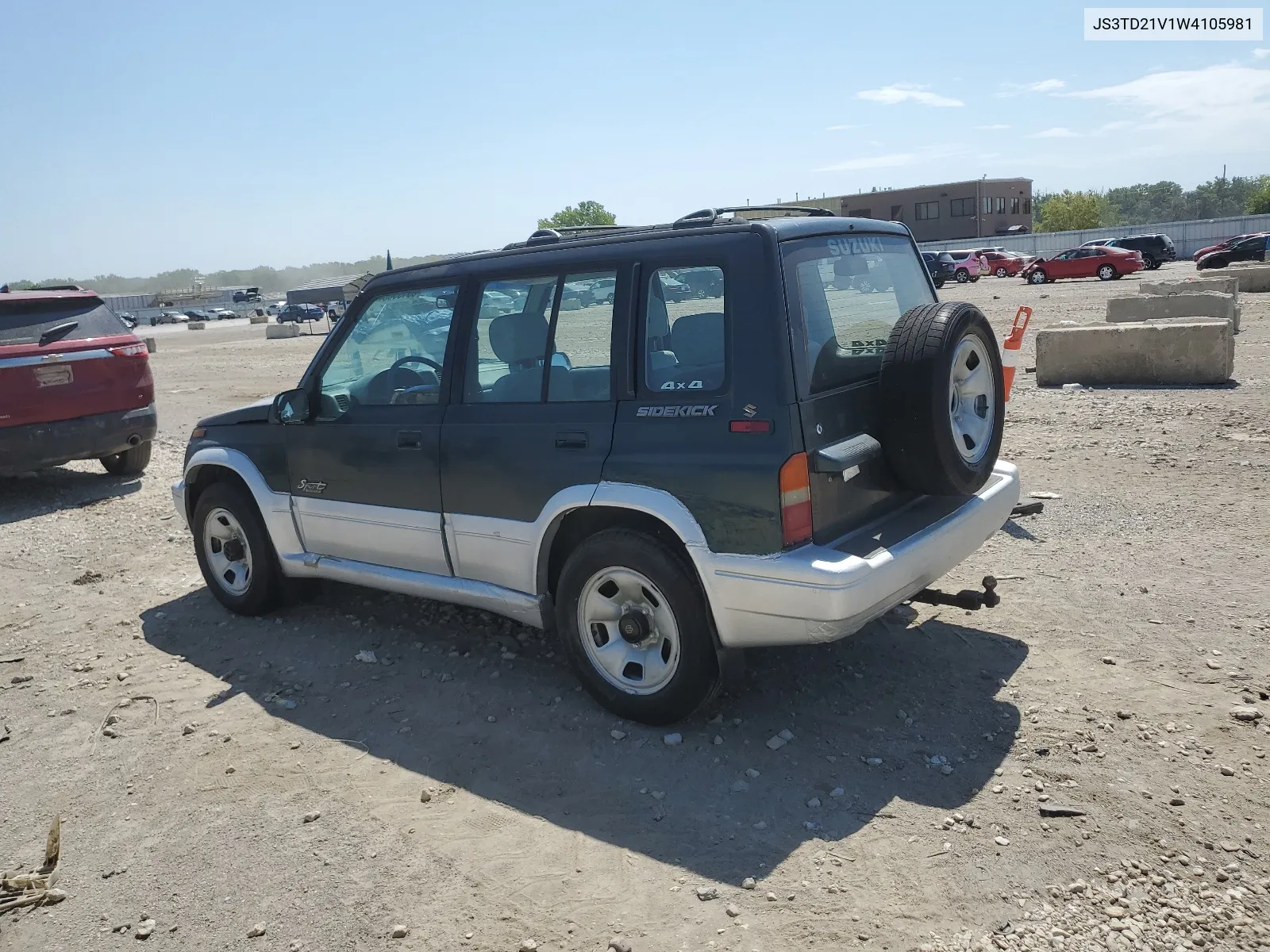 1998 Suzuki Sidekick Sport Jx VIN: JS3TD21V1W4105981 Lot: 69199354