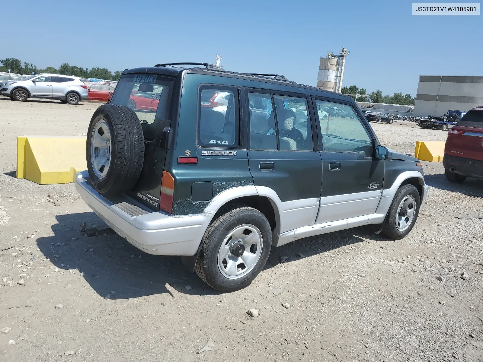 1998 Suzuki Sidekick Sport Jx VIN: JS3TD21V1W4105981 Lot: 69199354