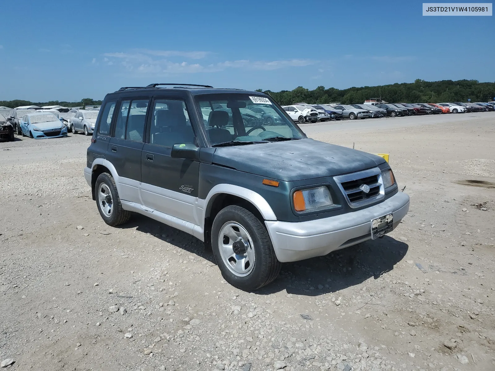 1998 Suzuki Sidekick Sport Jx VIN: JS3TD21V1W4105981 Lot: 69199354