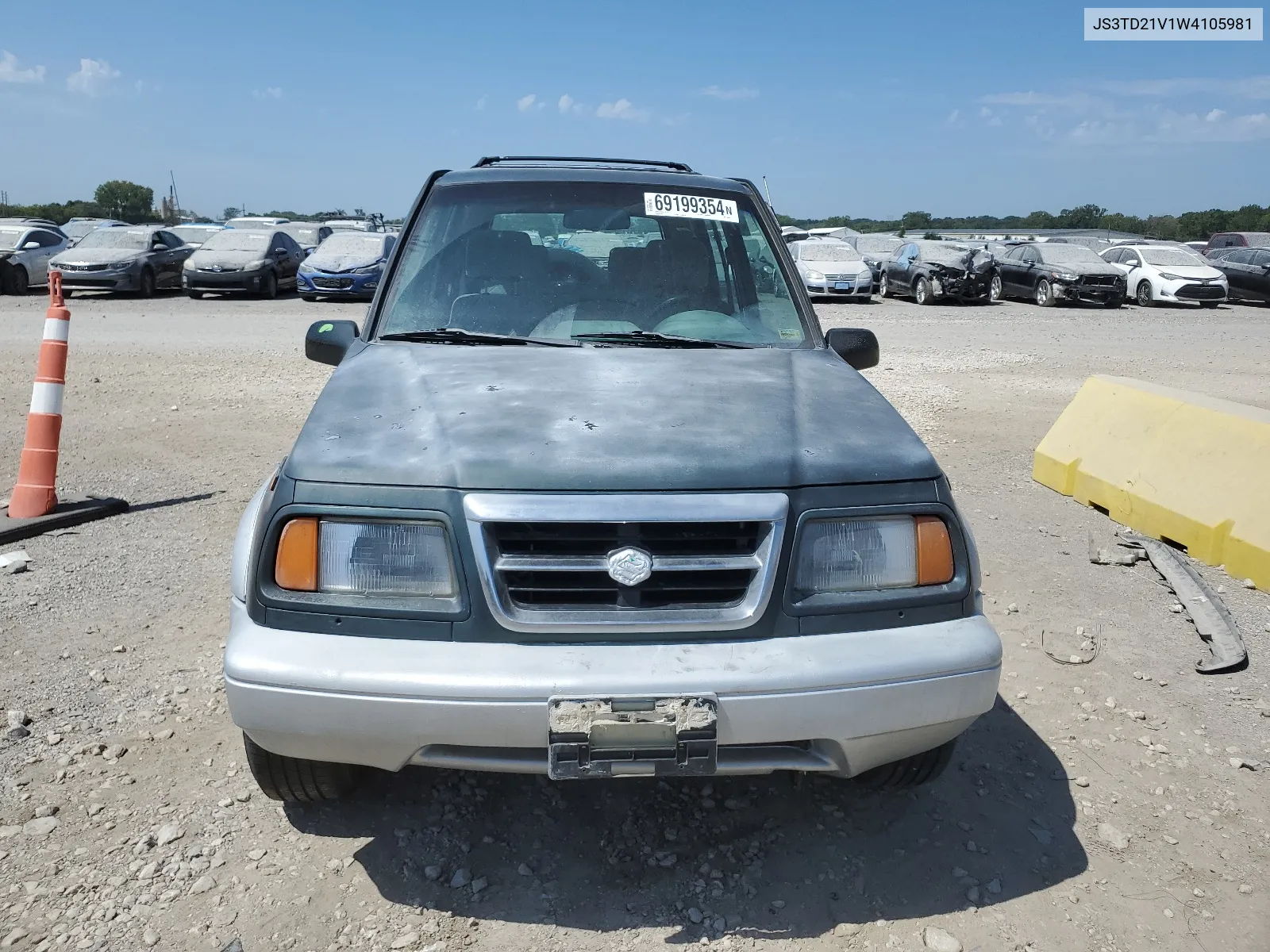 1998 Suzuki Sidekick Sport Jx VIN: JS3TD21V1W4105981 Lot: 69199354