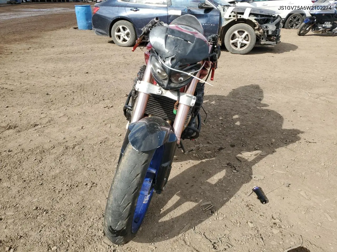 1998 Suzuki Gsf1200 S VIN: JS1GV75A6W2102274 Lot: 49011655