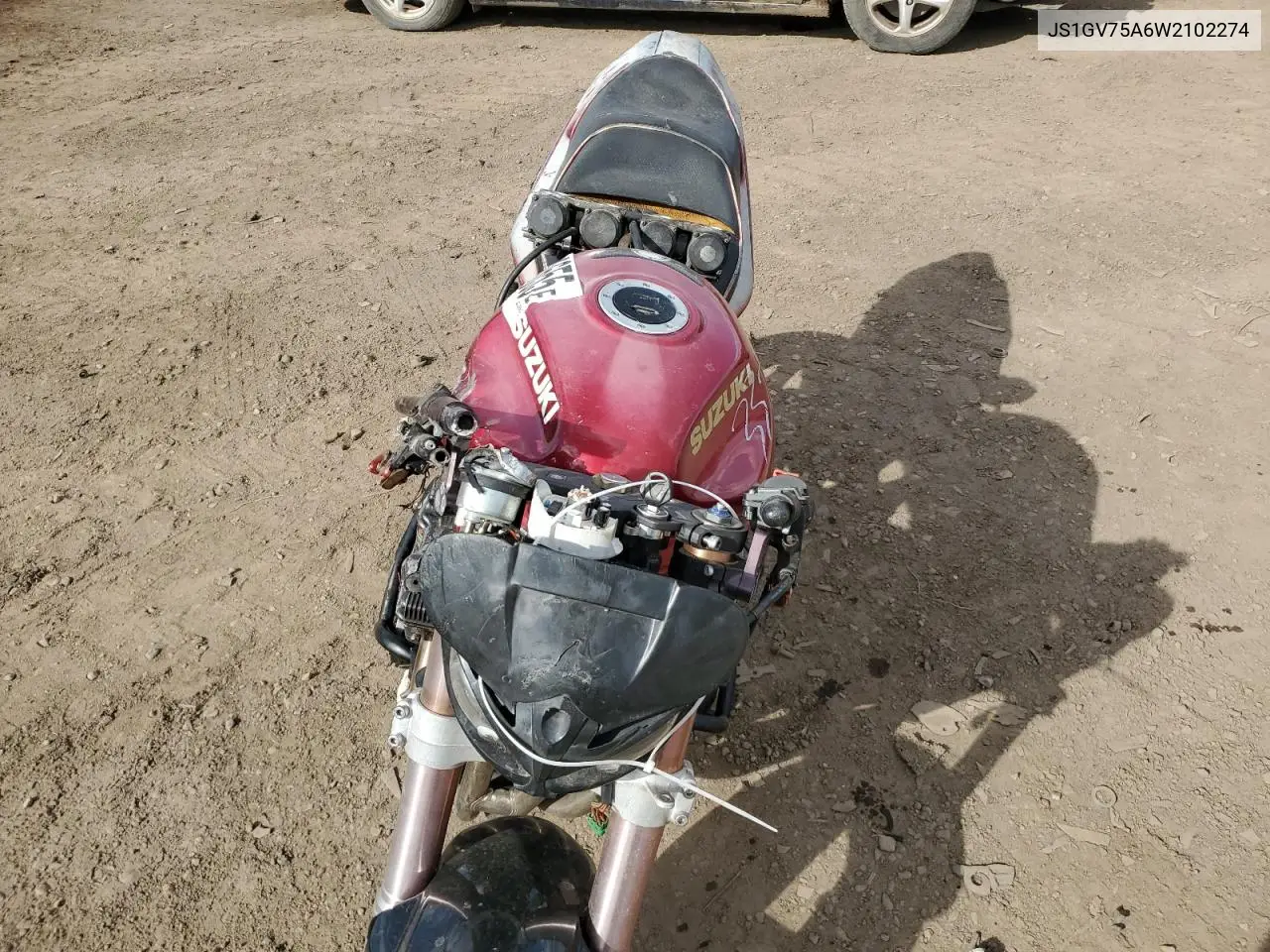 1998 Suzuki Gsf1200 S VIN: JS1GV75A6W2102274 Lot: 49011655