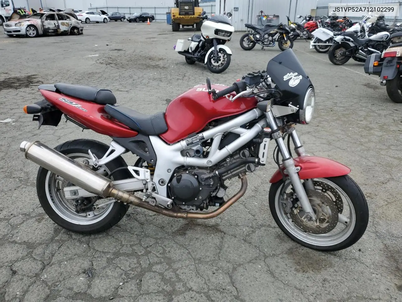 2001 Suzuki Sv650 S VIN: JS1VP52A712102299 Lot: 43232765
