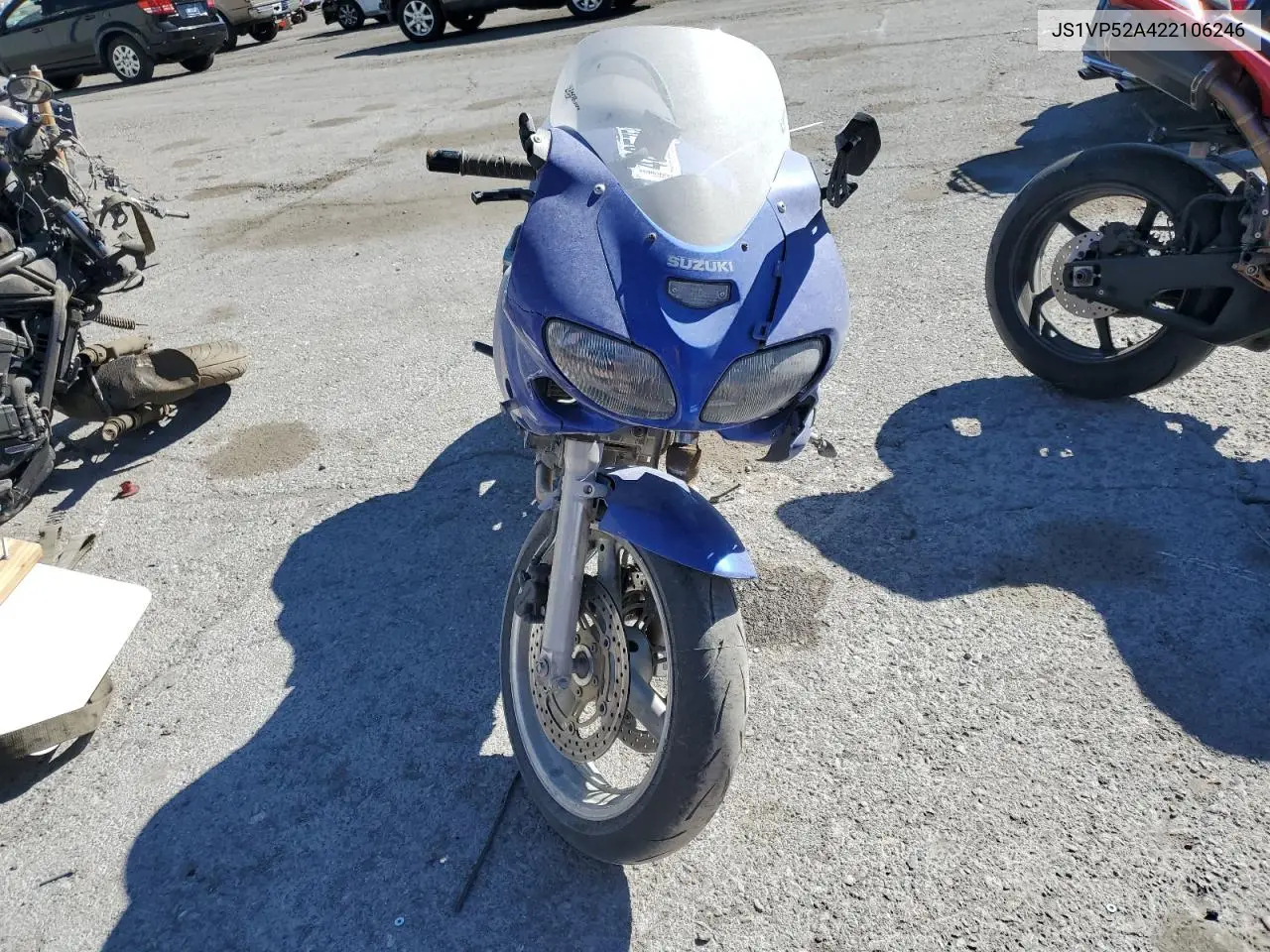 2002 Suzuki Sv650 S VIN: JS1VP52A422106246 Lot: 48257535