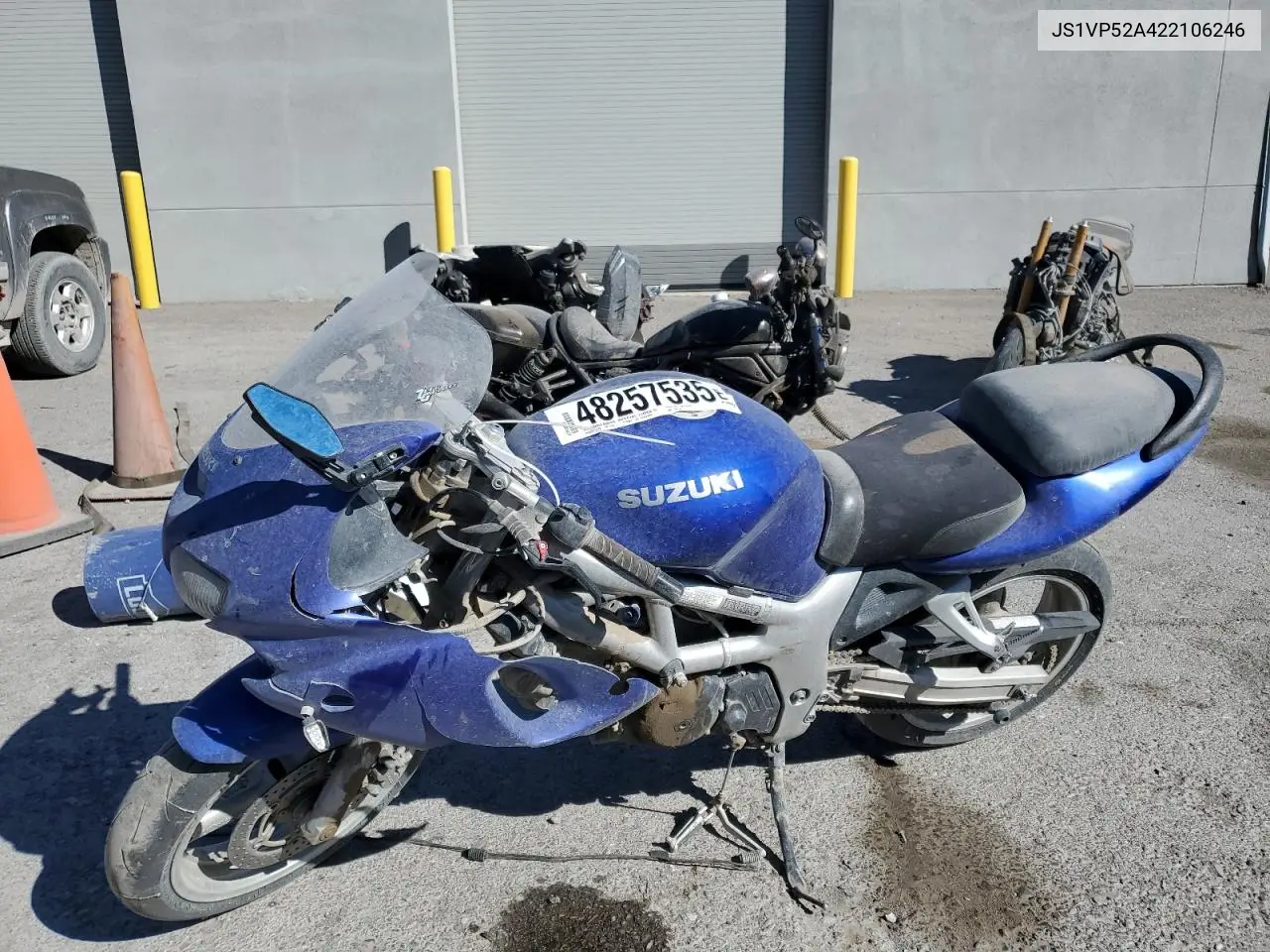 2002 Suzuki Sv650 S VIN: JS1VP52A422106246 Lot: 48257535