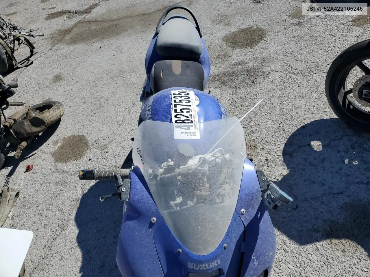 2002 Suzuki Sv650 S VIN: JS1VP52A422106246 Lot: 48257535