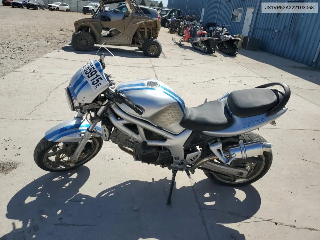 2002 Suzuki Sv650 S VIN: JS1VP52A222103068 Lot: 52765915
