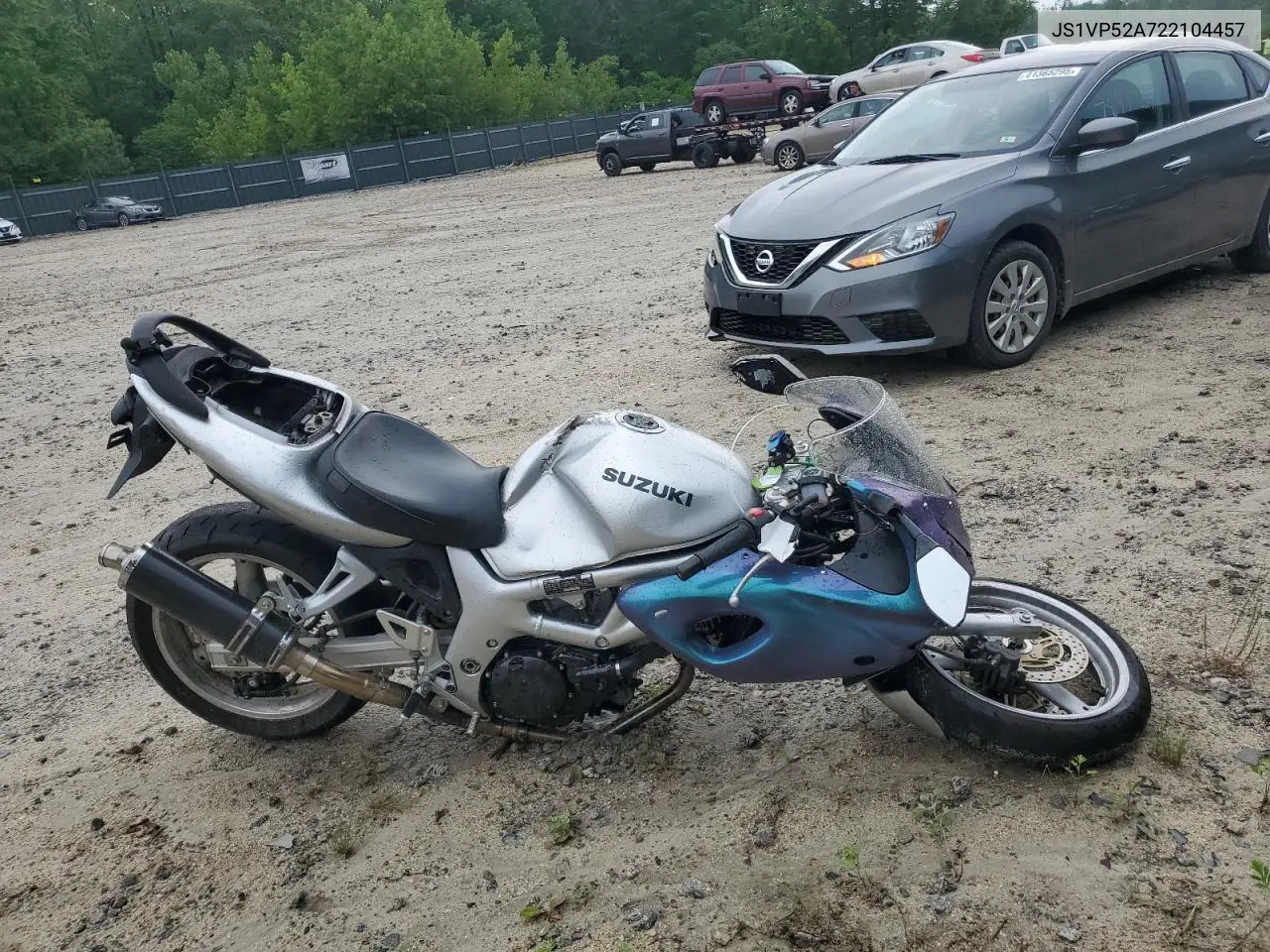 2002 Suzuki Sv650 S VIN: JS1VP52A722104457 Lot: 59979235