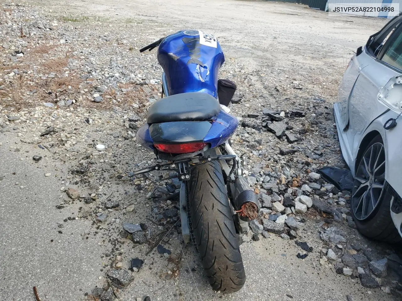 2002 Suzuki Sv650 S VIN: JS1VP52A822104998 Lot: 61557345