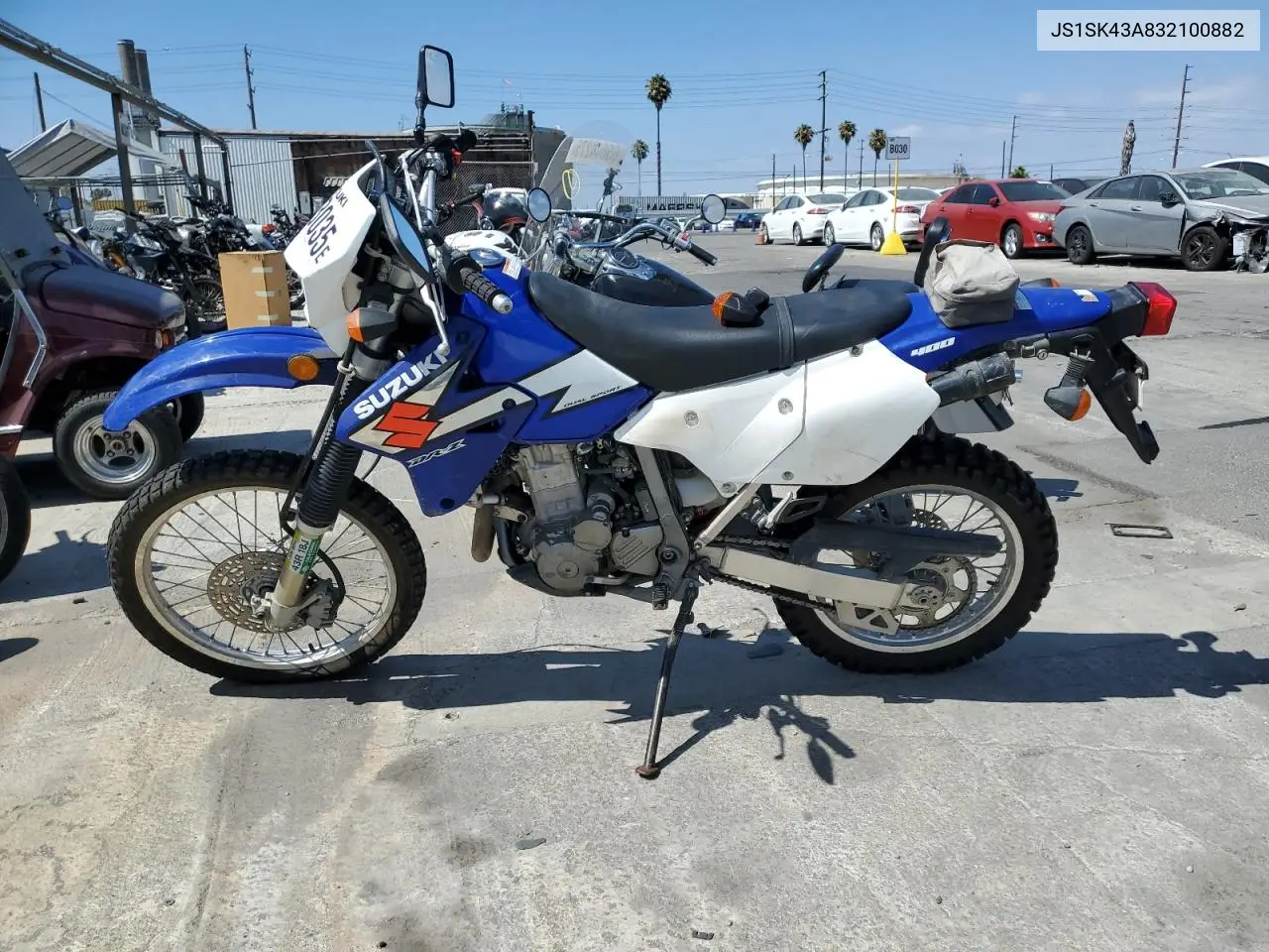 2003 Suzuki Dr-Z400 S VIN: JS1SK43A832100882 Lot: 65423035