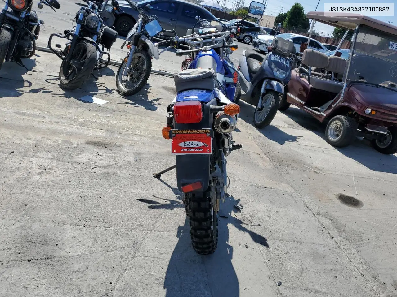 2003 Suzuki Dr-Z400 S VIN: JS1SK43A832100882 Lot: 65423035