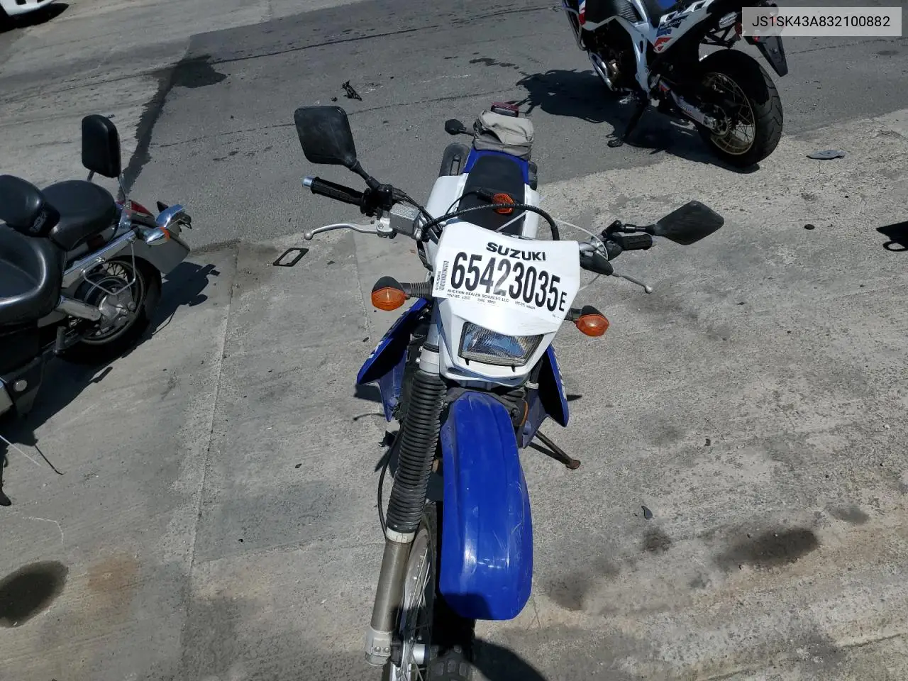 2003 Suzuki Dr-Z400 S VIN: JS1SK43A832100882 Lot: 65423035