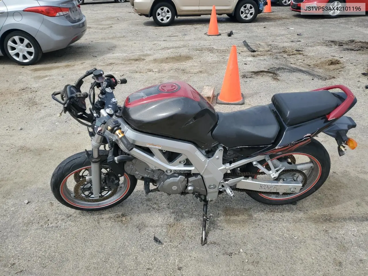 2004 Suzuki Sv650 VIN: JS1VP53AX42101196 Lot: 53290845