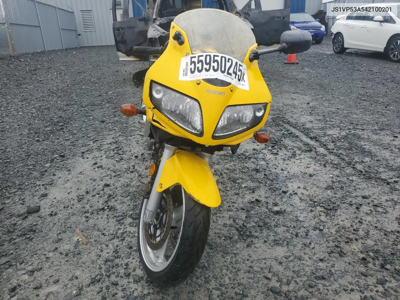 2004 Suzuki Sv650 VIN: JS1VP53A542100201 Lot: 55950245