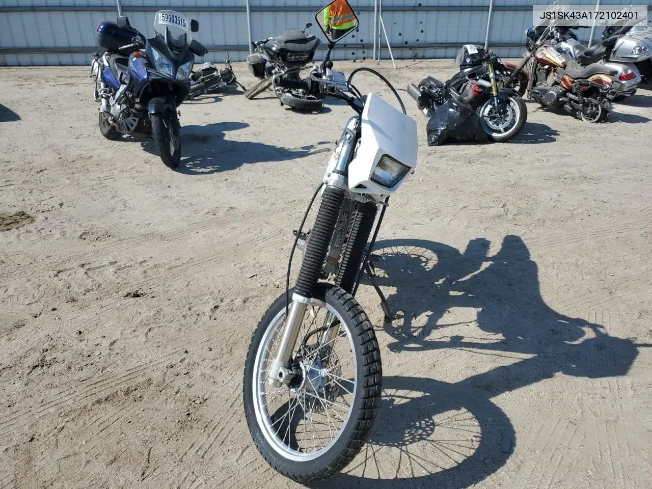2007 Suzuki Dr-Z400 S VIN: JS1SK43A172102401 Lot: 59708375
