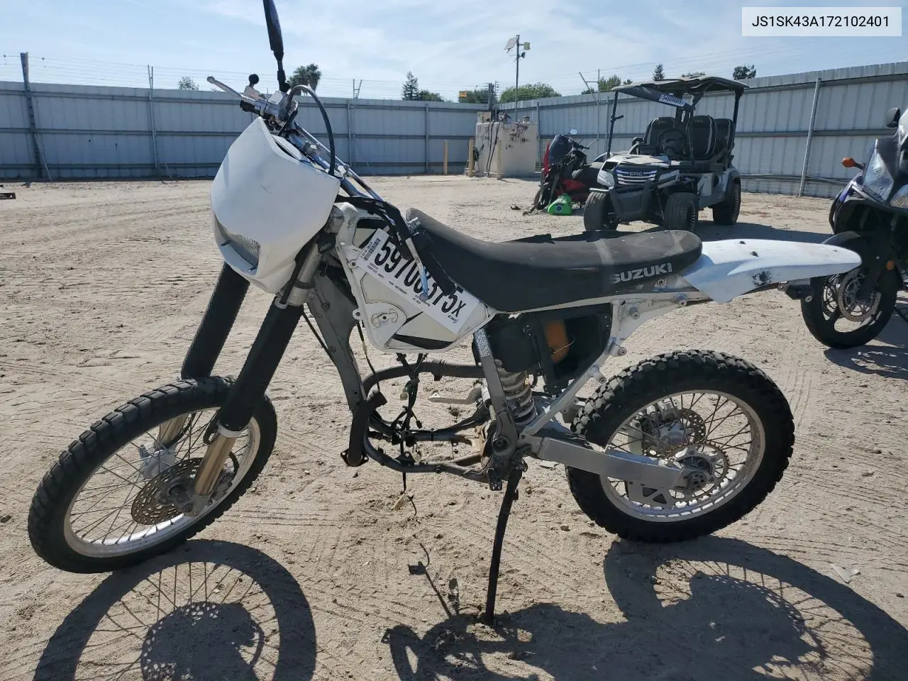 2007 Suzuki Dr-Z400 S VIN: JS1SK43A172102401 Lot: 59708375