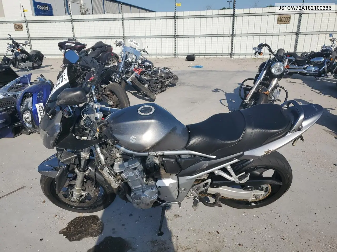 2008 Suzuki Gsf1250 S VIN: JS1GW72A182100386 Lot: 54701295