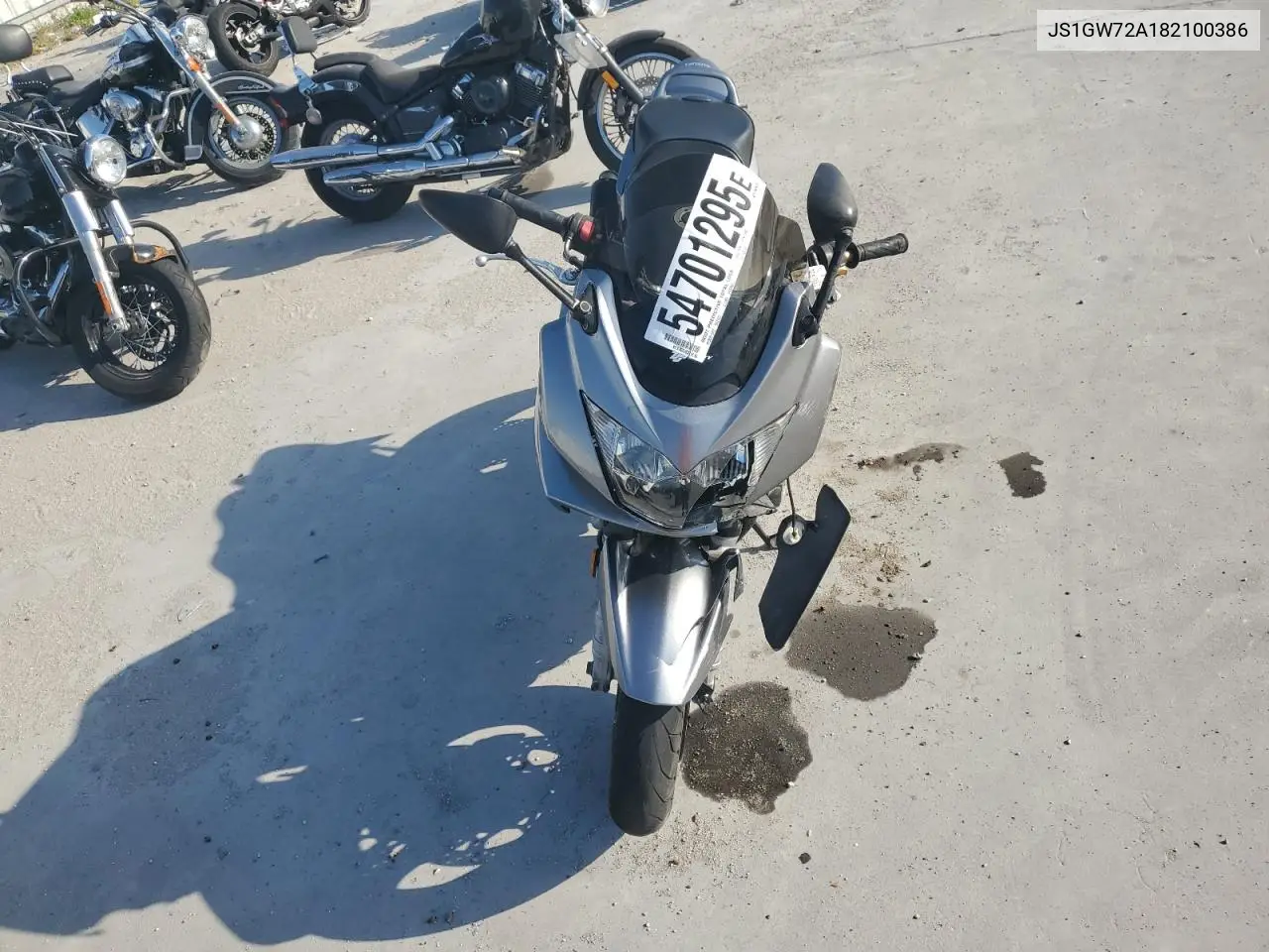 2008 Suzuki Gsf1250 S VIN: JS1GW72A182100386 Lot: 54701295