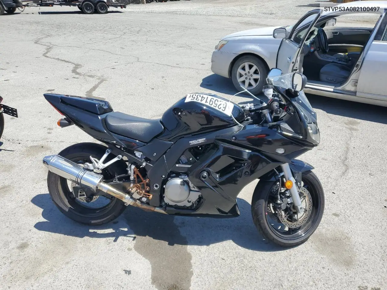 2008 Suzuki Sv650 S VIN: S1VP53A082100497 Lot: 62591435