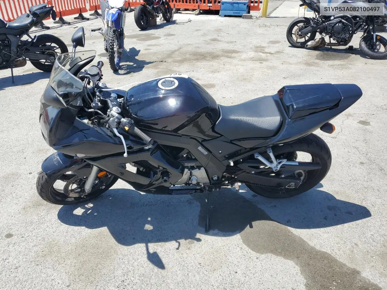 2008 Suzuki Sv650 S VIN: S1VP53A082100497 Lot: 62591435
