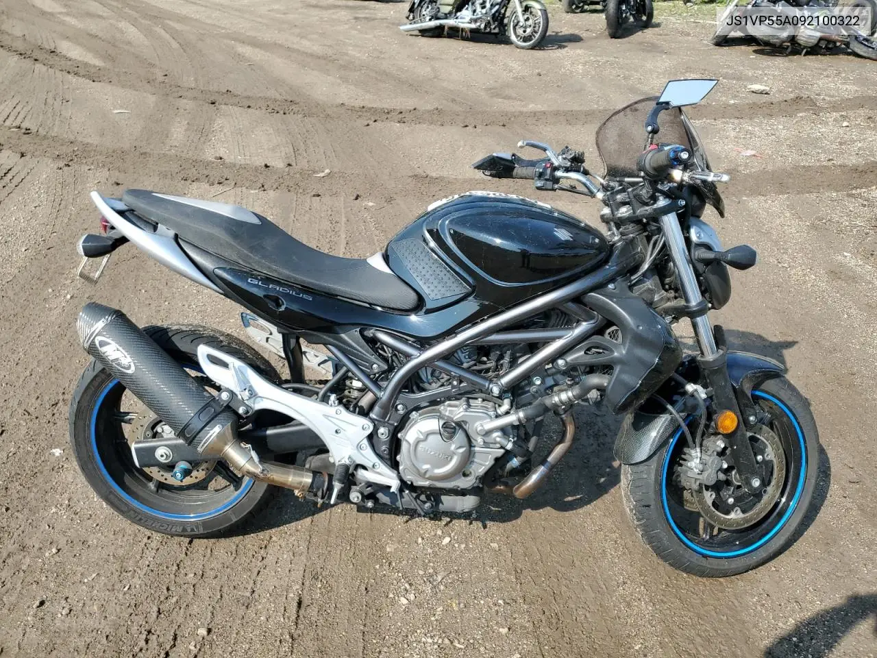 2009 Suzuki Sfv650 VIN: JS1VP55A092100322 Lot: 59306345