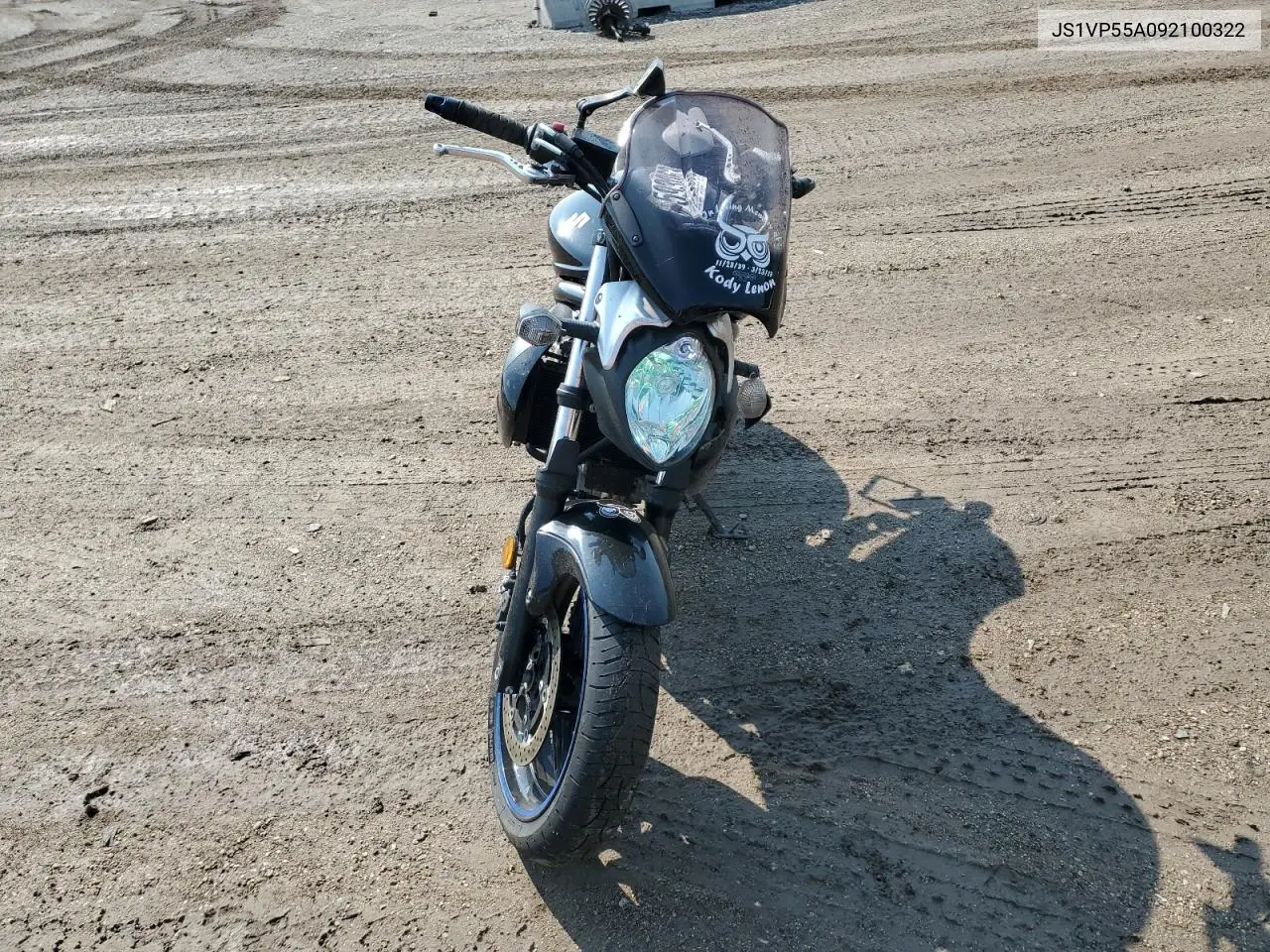 2009 Suzuki Sfv650 VIN: JS1VP55A092100322 Lot: 59306345