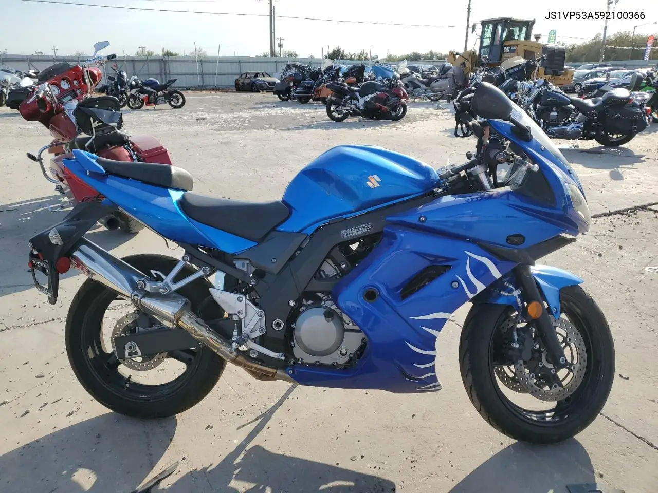 2009 Suzuki Sv650 VIN: JS1VP53A592100366 Lot: 76561754