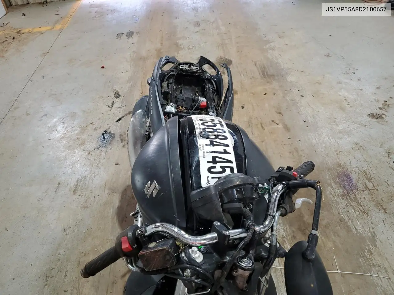 2013 Suzuki Sv650 VIN: JS1VP55A8D2100657 Lot: 55884145