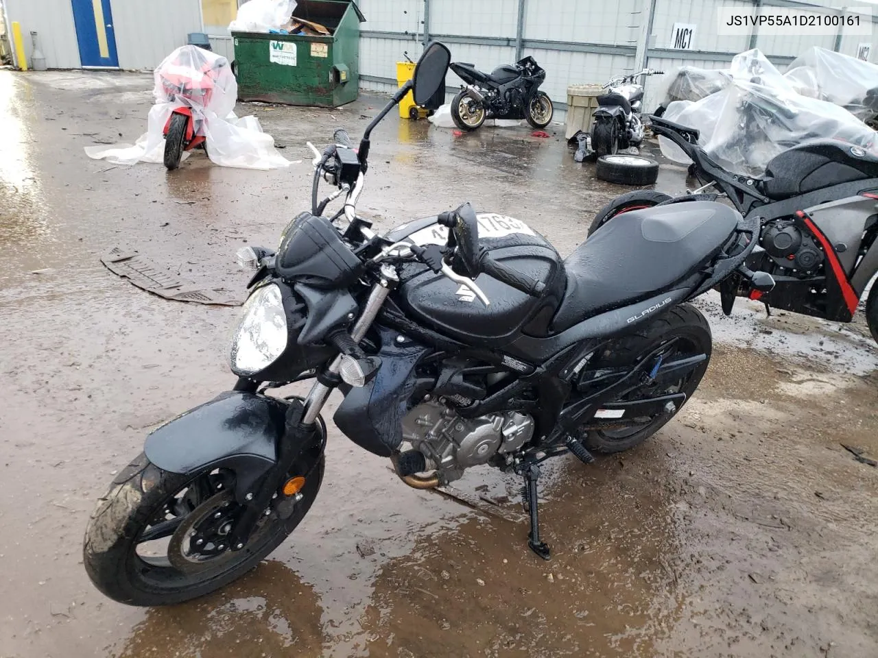 2013 Suzuki Sv650 VIN: JS1VP55A1D2100161 Lot: 66301003