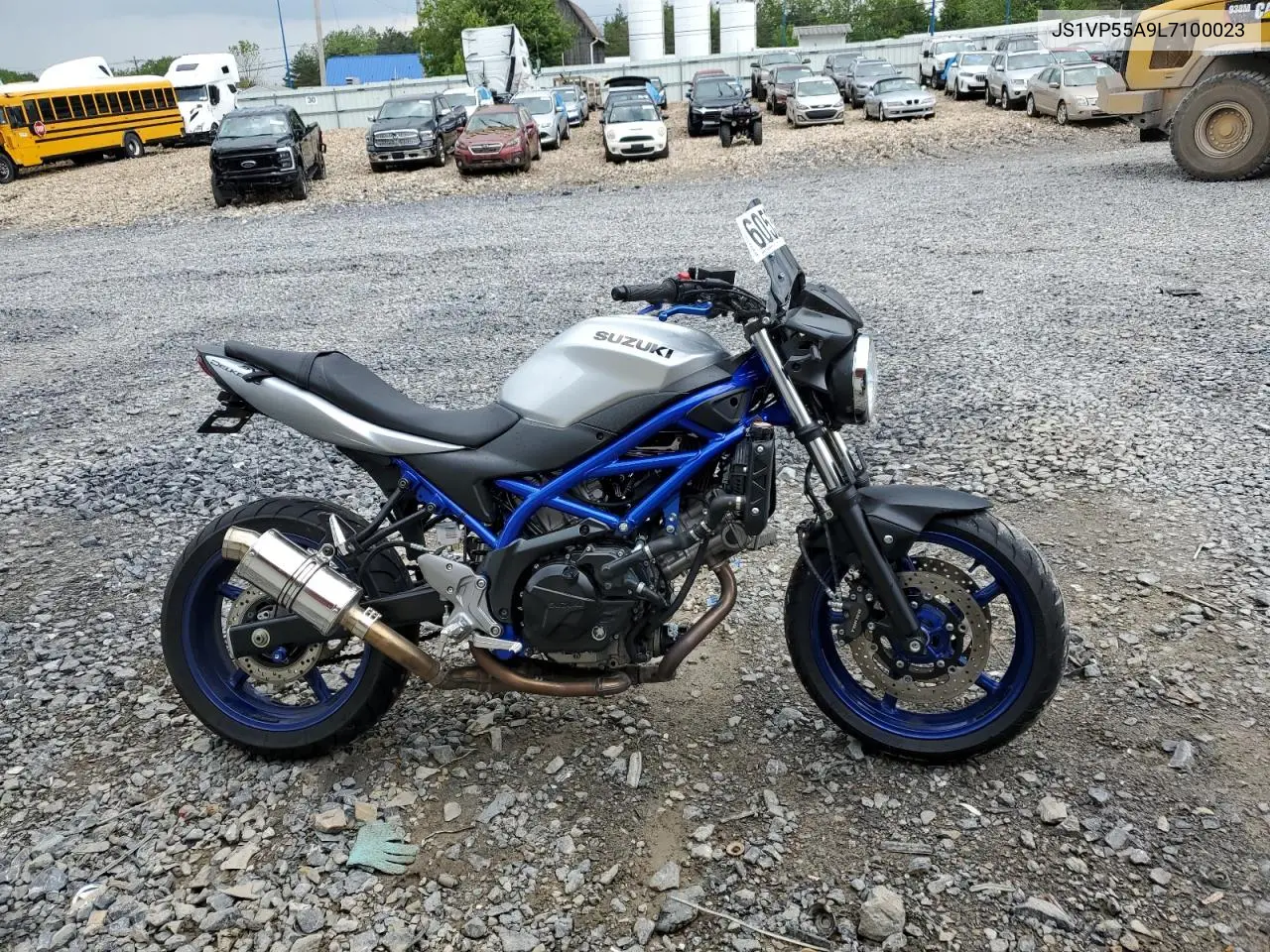 2020 Suzuki Sv650 VIN: JS1VP55A9L7100023 Lot: 60533665